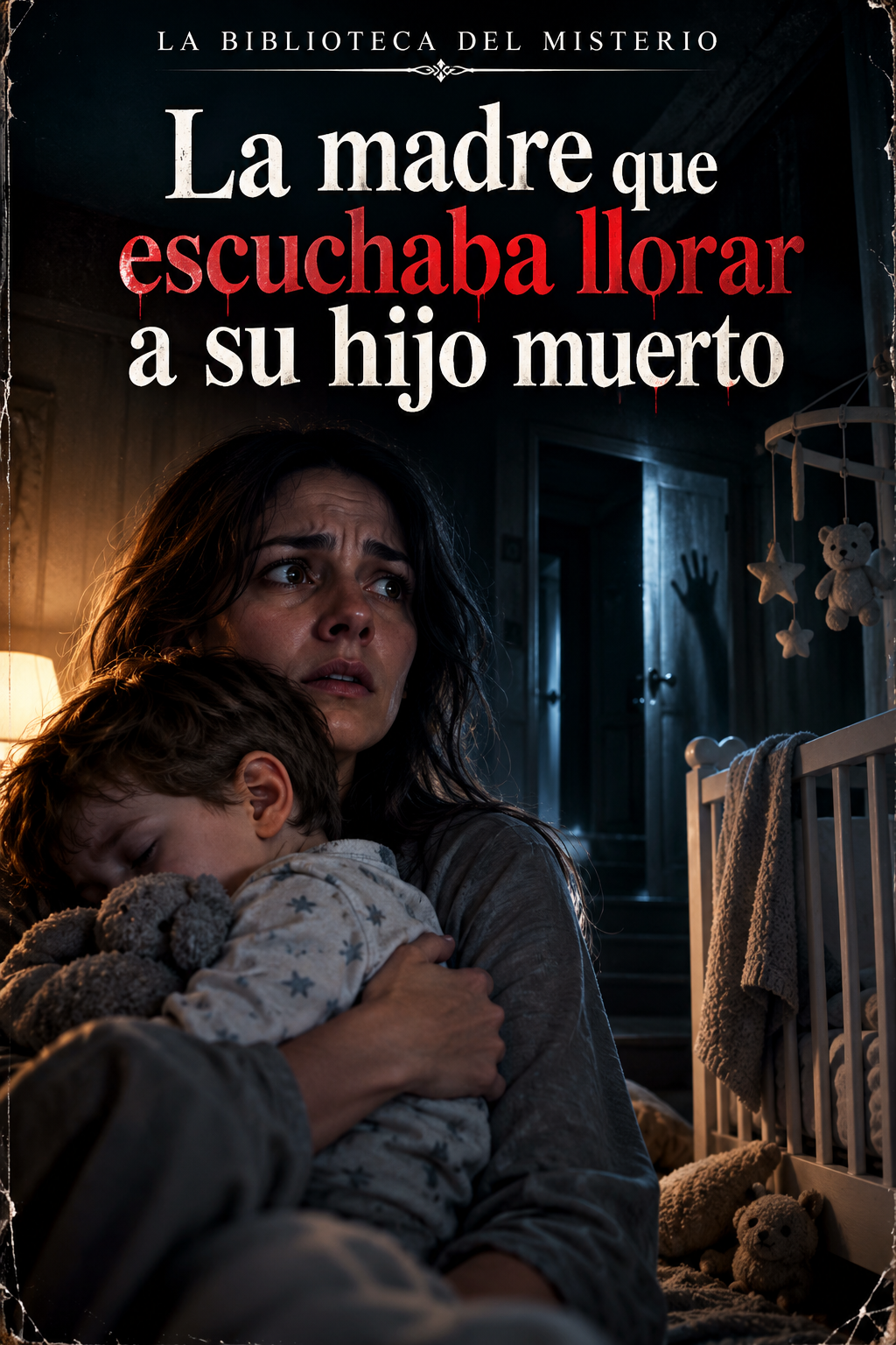 Ilustración del cuento «La madre que escuchaba llorar a su hijo muerto»